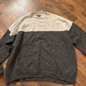 Vince Camuto Men's Sweater in Gray and Cream